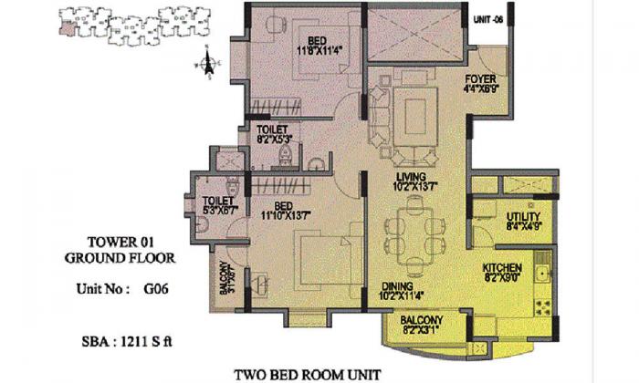 Oceanus Vista - Floor Plan