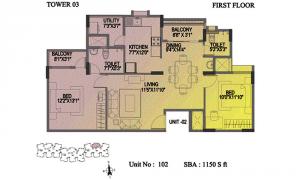 Oceanus Vista - Floor plan