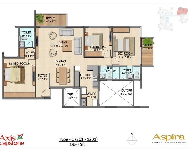 Axis Aspira - Floor Plan