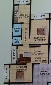 Gajraj Mrunali Paradise - Floor plan