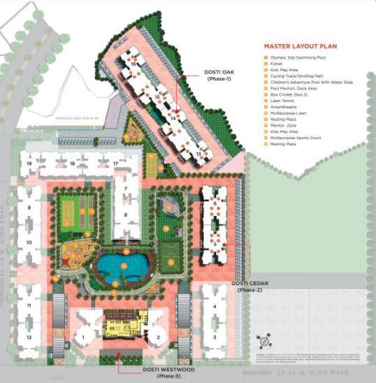 Dosti West County - Master Plan