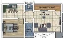 Someshwar Samruddhi Recidency - Floor plan