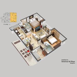 Kaypee Pristine - Floor plan
