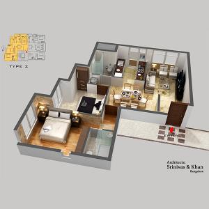 Kaypee Pristine - Floor plan