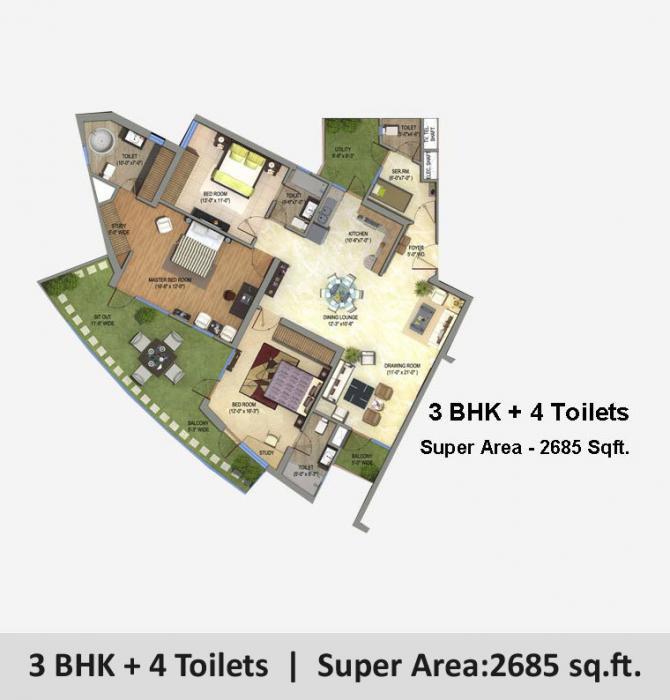 Supertech ORB - Floor Plan