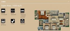 Supertech Aadri - Floor plan