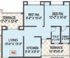 Pinnacle Gulmohar - Floor Plan