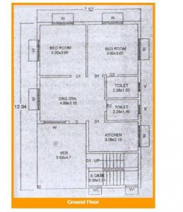 Citicon Mahadev Nagar Simplex - Floor plan