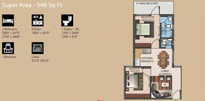Supertech Basera - Floor Plan
