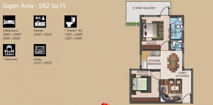 Supertech Basera - Floor Plan