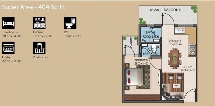 Supertech Basera - Floor Plan