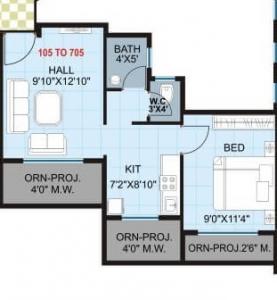 Singh Sai Crystals - Floor plan