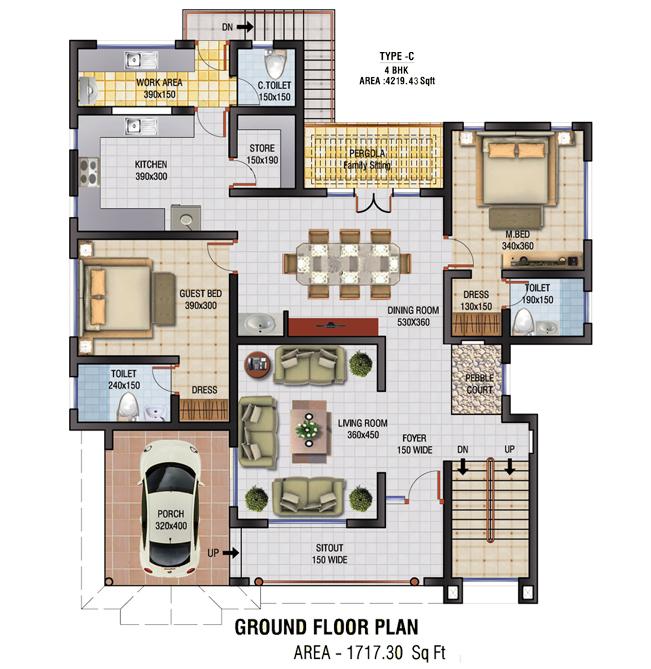 Landmark Highlands - Floor Plan