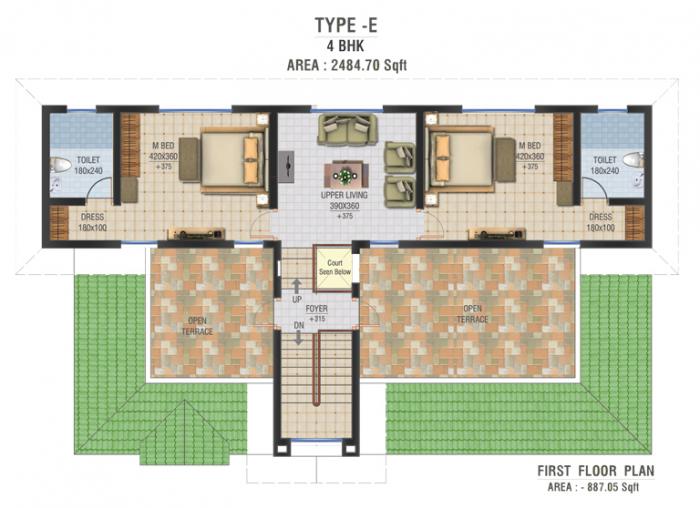Landmark Highlands - Floor Plan