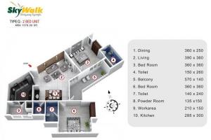 TC One Sky Walk - Floor plan
