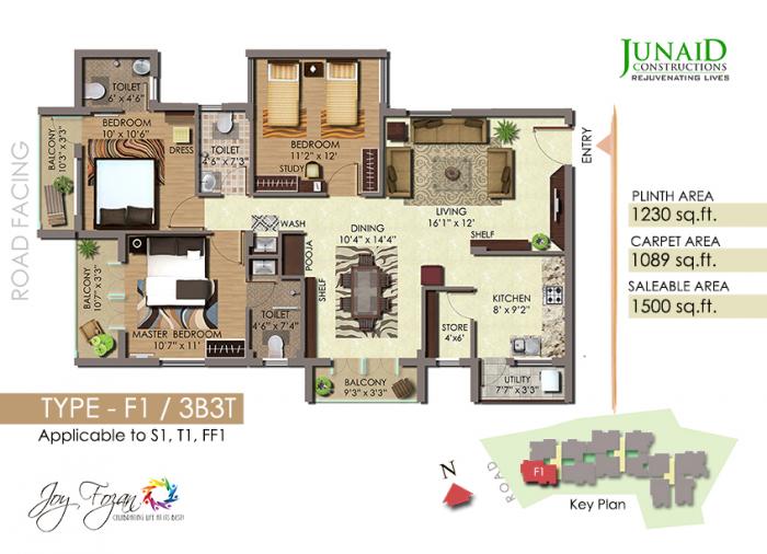 Junaid Joy Fozan - Floor Plan