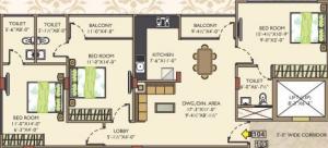 UDB Fortune - Floor plan