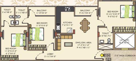 UDB Fortune - Floor Plan