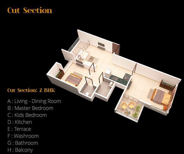 Hakke & Kad Silver Park - Floor Plan