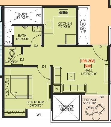 Hakke & Kad Silver Park - Floor Plan