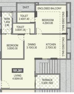 B U Bhandari Vasant - Floor plan
