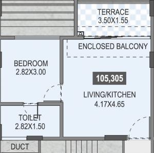B U Bhandari Vasant - Floor plan