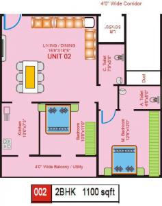 JPC Pallavi - Floor plan
