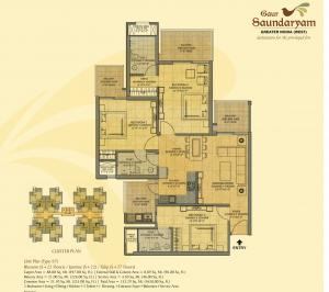 Gaur Saundaryam - Floor plan