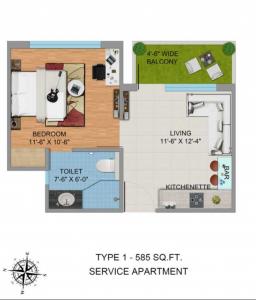 Blue Square Spectrum @ Metro - Floor plan