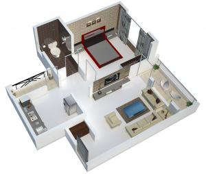 Monaarch Lake Vista Residence - Floor plan