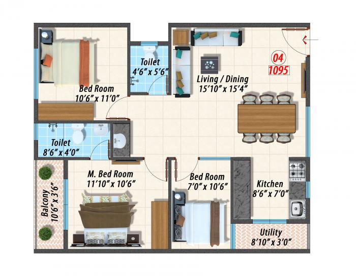 Opera Canopus - Floor Plan