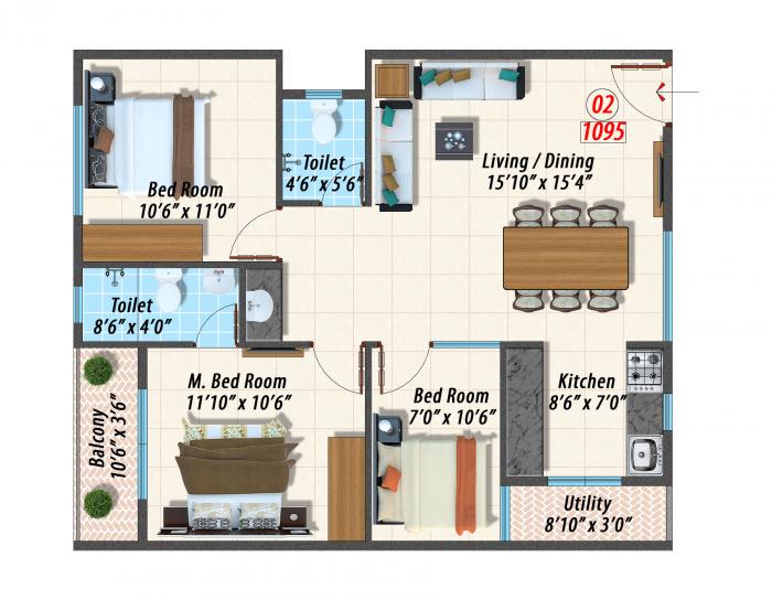 Opera Canopus - Floor Plan