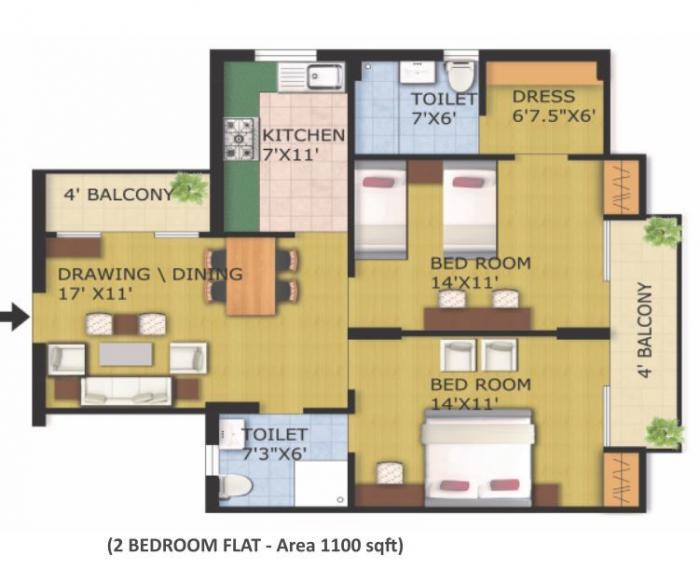 JS The Address - Floor Plan