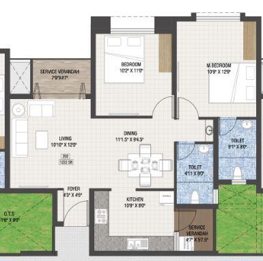 Plaza Tranquil Square - Floor Plan