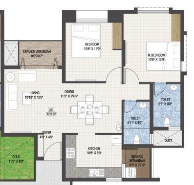 Plaza Tranquil Square - Floor Plan