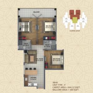 ROF Ananda - Floor plan