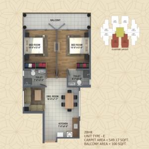 ROF Ananda - Floor plan