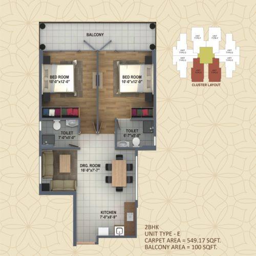 ROF Ananda - Floor Plan