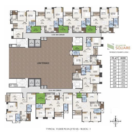 Plaza Tranquil Square - Site Plan