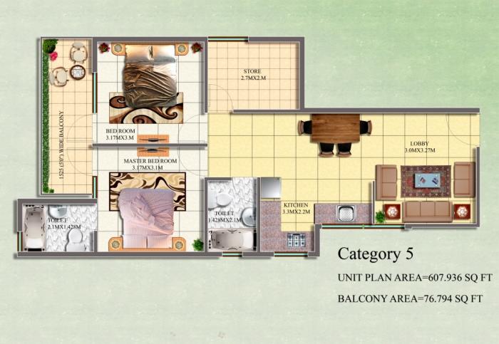 Ramsons Kshitij Ramsons - Floor Plan