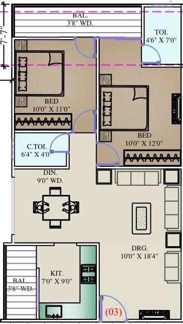 Shree Sai Dham - Floor Plan