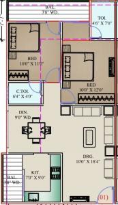 Shree Sai Dham - Floor plan