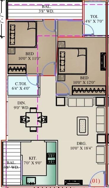 Shree Sai Dham - Floor Plan