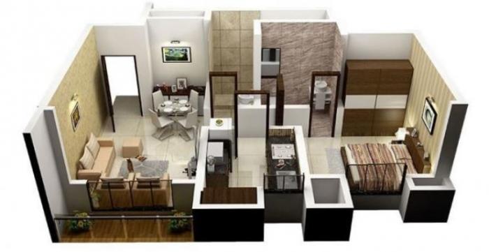 Dosti Planet North Jade - Floor Plan