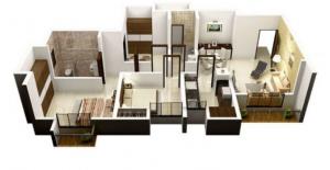 Dosti Planet North Jade - Floor plan