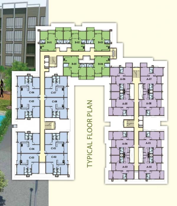 Aryans Banyan Courtyard - Site Plan