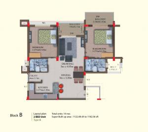 Aryans Banyan Courtyard - Floor plan