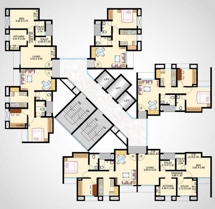Dosti Planet North Jade - Site Plan