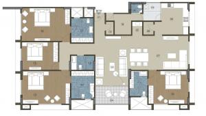 Deep Indrapasth Gulmohar - Floor plan