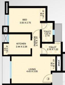 Dosti Planet North Jade - Floor Plan